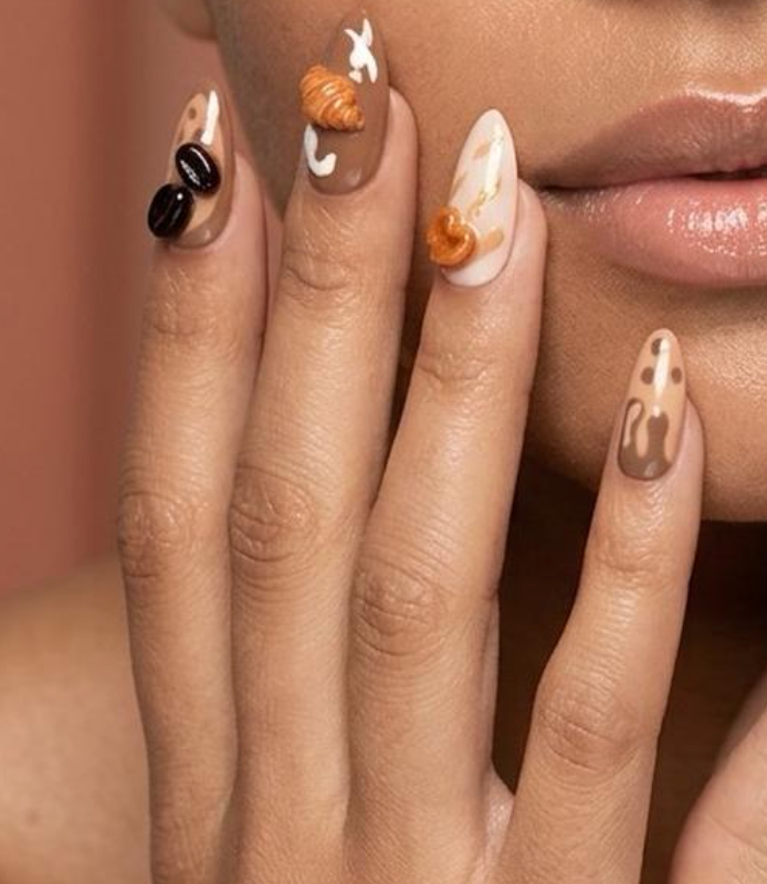 Café Cutie Nails ☕🥐